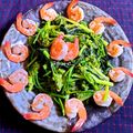 Cooksnap của Kim Dung . khi họ làm theo món Ngồng cải xào tôm
