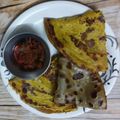 Dr. Pushpa Dixit का कुकस्नैप जब उन्होंने आटे का मीठा चीला (aate ka meetha cheela recipe in hindi) बनाया था।