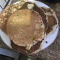El cooksnap de Alejandra villagran cuando hizo Panqueques de banana y avena.