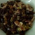 El cooksnap de MaryGlory cuando hizo Judía pinta con bacon y brie.