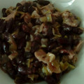 El cooksnap de MaryGlory cuando hizo Judía pinta con bacon y brie.