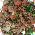 El cooksnap de Carmeta cuando hizo Lentejas con verduras y curry.