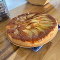 El cooksnap de Natalia Burgueño cuando hizo Torta de pera invertida.