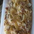 El cooksnap de Marta Jiménez-Bravo cuando hizo Tagliatelle al huevo con carbonara de champiñón.
