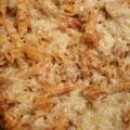 Terrance 's cooksnap of when they made Cheesy Italian Sausage skillet.