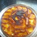 El cooksnap de Noelia lopez cuando hizo Torta de manzana invertida.