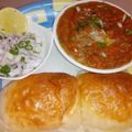 Saranya Vignesh's cooksnap of when they made Pav Bhaji Street Style.