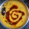 sarita kashyap का कुकस्नैप जब उन्होंने सादा कड़ी (sada kadhi recipe in Hindi) बनाया था।