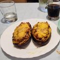 El cooksnap de Ivan Rodriguez cuando hizo Berenjena rellena cremosa.