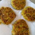 El cooksnap de Emi cuando hizo Hamburguesas de zanahoria, arroz y zapallito.