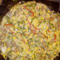 El cooksnap de Cali cuando hizo Chow fan de carne.