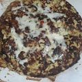 El cooksnap de Nicoo Perez cuando hizo Tortilla de pollo y queso.
