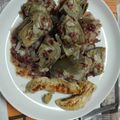 El cooksnap de josepquero cuando hizo Alcachofas con salsa clarita de trocitos de jamón serrano.