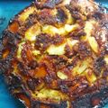 El cooksnap de Yanina Alfonso cuando hizo Torta de manzanas invertida.