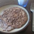 Katelyn's cooksnap of when they made Protein Pancakes.