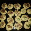 El cooksnap de Natalia Denise cuando hizo Pletzalej /pan judío, pancitos p/ sándwich de pastron.