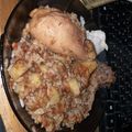 El cooksnap de Agustina Miguez cuando hizo Guiso de lentejas y pollo 🍗.