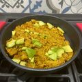 El cooksnap de Rodin cuando hizo Arroz Currypollo con Aguacate.