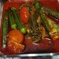 Cooksnap Ct Hajar Rasidi semasa beliau membuat Asam Pedas Melaka.