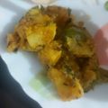 Mou Chatterjee's cooksnap of when they made নিরামিষ ক্যাপ্সি পনির(Niramish capsi paneer recipe in bengali).