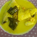 El cooksnap de Zaira cuando hizo Bacalao en salsa con pimientos y gambas.