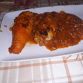 El cooksnap de Francisco Gonzalez cuando hizo Calamares rellenos de ternera en salsa.