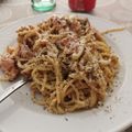El cooksnap de Darina Dincheva cuando hizo Espaguetis carbonara riquísimos y sabrosos, nada secos!.