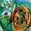 Tânvi Vârshnêy का कुकस्नैप जब उन्होंने अरबी के पत्तो के पतोड़ (arbi ke patte ke patod recipe in Hindi) बनाया था।