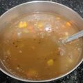 Sahana D's cooksnap of when they made ஸ்வீட்கோன் சூப் (Sweetcorn soup recipe in tamil).