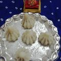 Sadhana Parihar's cooksnap of when they made Steam modak(Ukdiche Modak).