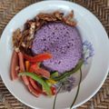 Cooksnap dari Linawati Agustin untuk resep Nasi Uduk Ubi Ungu Sehat Tanpa Santan