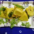 Sadhana Parihar का कुकस्नैप जब उन्होंने ढोकला (Dhokla recipe in Hindi) बनाया था।