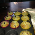 El cooksnap de Marcela Alejandra Zárate cuando hizo Blueberry crumble muffins.