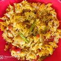 Deepa Patel 's cooksnap of when they made સેઝવાન રાઈસ (Schezwan Rice Recipe In Gujarati).