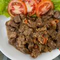 Cooksnap dari kikiksmdwi untuk resep Sapi Lada Hitam (Black pepper Beef)