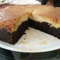 El cooksnap de Sayri Salazar cuando hizo Pastel imposible o chocoflan en estufa.