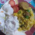 Rameen Saherwardi's cooksnap of when they made Kabab Pulao #Rice_Competition #CookpadApp #RamadanKiTaiyyari.