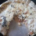 El cooksnap de Marisa Zuliani cuando hizo Relleno tarta caprese.