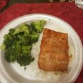 kiearra.jones's cooksnap of when they made Baked Brown Sugar Glazed Salmon.