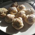 El cooksnap de nieves cuando hizo Profiteroles o pasta choux.