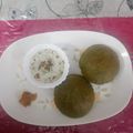 Rita Mehta ( Executive chef ) का कुकस्नैप जब उन्होंने पालक पराठा बनाया था।