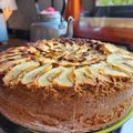 El cooksnap de Marisol Melgarejo cuando hizo Queque integral con manzana.