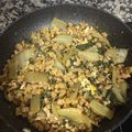 El cooksnap de Lola cuando hizo Soja texturizada, acelgas rehogadas y huevo.