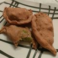 El cooksnap de alejandra vila cuando hizo Empanadillas de brócoli, queso azul y pera al horno.
