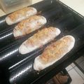 Zsanett Sergyán Cooksnap-ja, amikor elkészítette a(z) Sajtos bagett 2 (gluténmentesen) receptet.