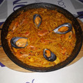 El cooksnap de Rocio cuando hizo Fideuá fácil y rápida.