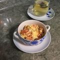 El cooksnap de Dani cuando hizo Huevos a la Clint Eastwood.