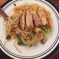 Romana Ali's cooksnap of when they made Grilled Cilantro Chicken with Spicy Thai noodles.