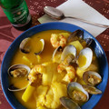 El cooksnap de PAQUI LOPEZ cuando hizo Guiso de patatas con merluza, almejas y langostinos.