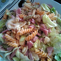 El cooksnap de Elena Puertas cuando hizo Ensalada de pasta con plátano 🍌y alioli.